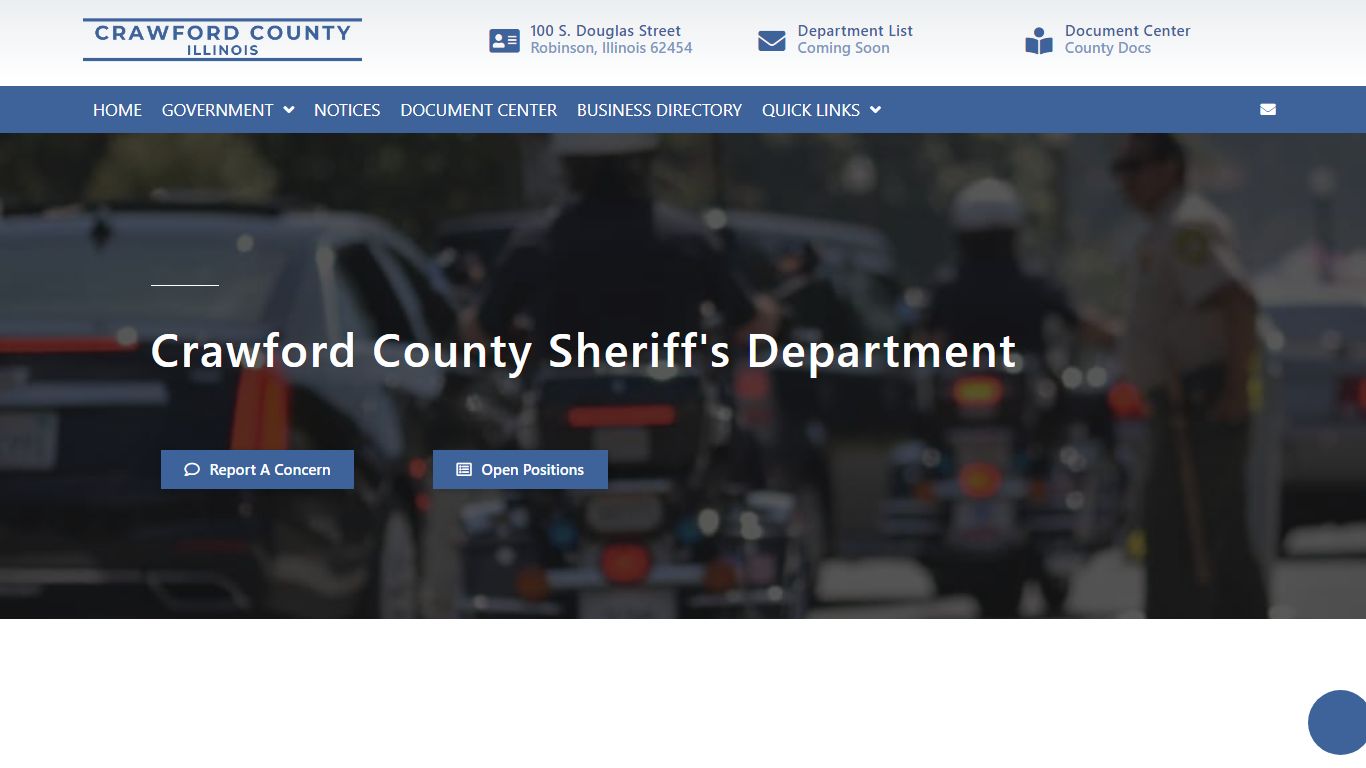 Sheriff's Department - Crawford County Illinois